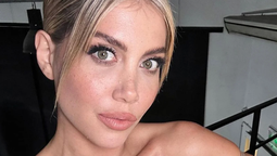 Wanda Nara escandaliza con su enteriza más audaz: escotazo y ultracavada.