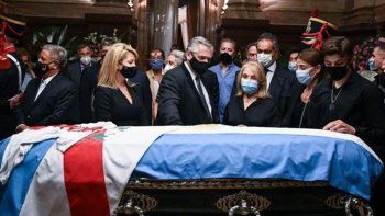 Así despidió el presidente Alberto Fernández a Carlos Menem
