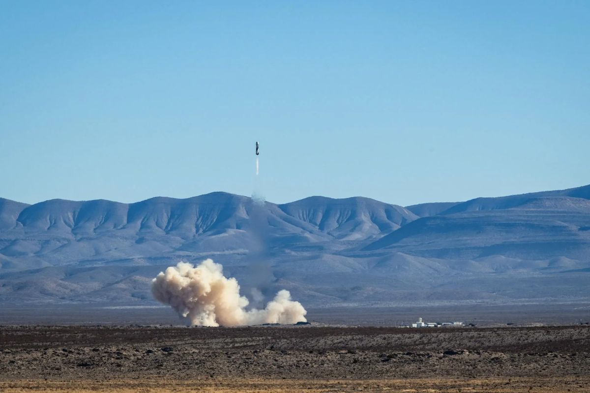 Sitio de lanzamiento en Van Horn, Texas,en una imagen de archivo. Crédito: EFE/JUSTIN HAMEL. Sitio de lanzamiento en Van Horn, Texas,en una imagen de archivo. Crédito: EFE/JUSTIN HAMEL.