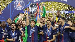 El enorme festejo del PSG. El equipo dirigido por Luis Enrique es el bicampeón de la Champions. El enorme festejo del PSG. El equipo dirigido por Luis Enrique es el bicampeón de la Champions.