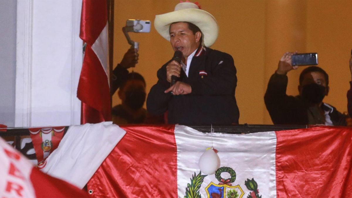 El candidato de Perú Libre a la presidencia