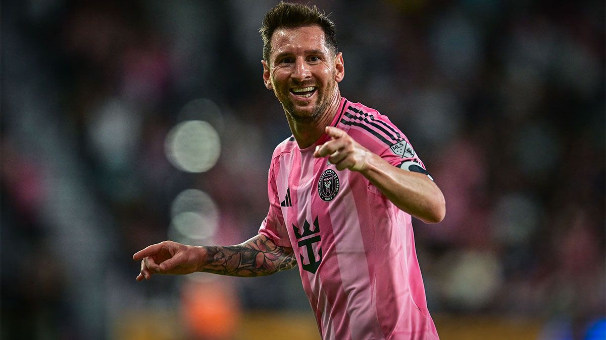 Messi la rompió en Inter Miami.