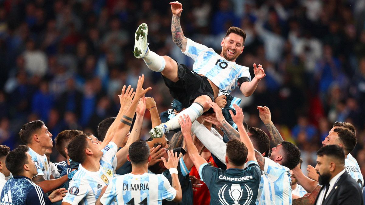 Lionel Messi se ganó el reconocimiento de sus compañeros tras el nuevo título obtenido por Argentina.