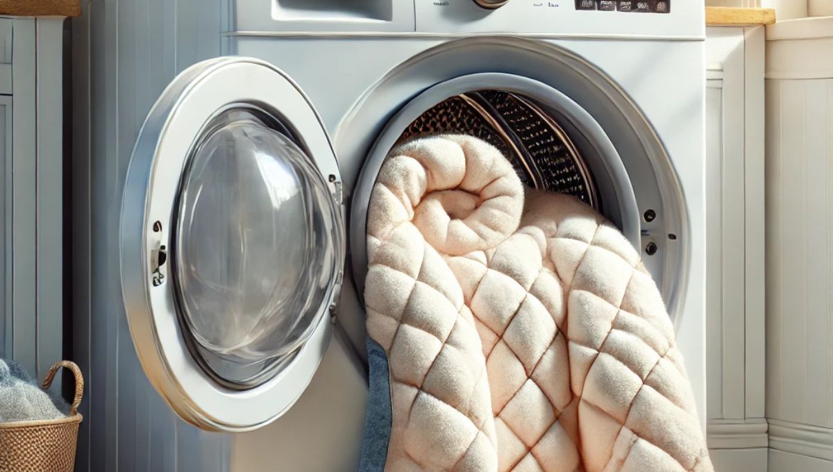 Cómo lavar los acolchados en casa sin romper el lavarropas: sencillo truco viral