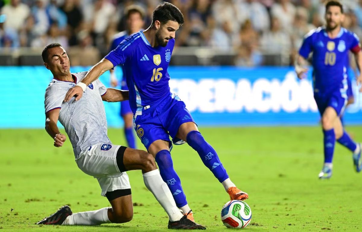 El Flaco lleva una asistencia con la Selecci&oacute;n argentina.