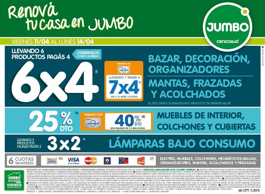 Jumbo 6x4 en basar y decoración mantas y frazadas (no publicar