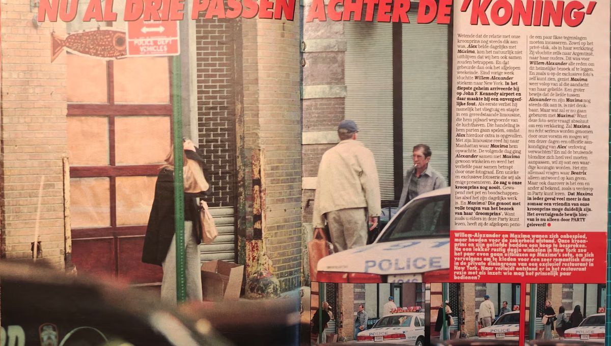 Una de las fotos que confirmaron el romance de Máxima Zorreguieta y Guillermo Alejandro durante los '90. Una de las fotos que confirmaron el romance de Máxima Zorreguieta y Guillermo Alejandro durante los '90.