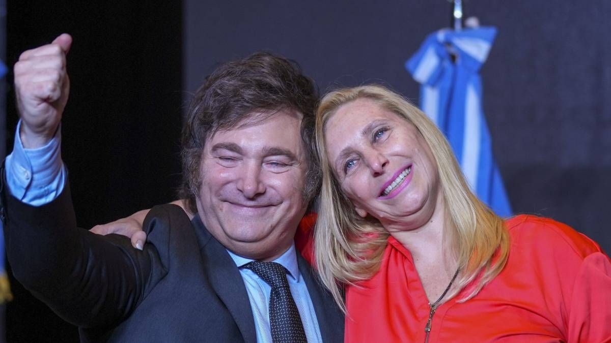 El presidente Javier Milei y su hermana