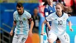 ¡Los dos hoy! Juegan la Selección argentina masculina y femenina de fútbol