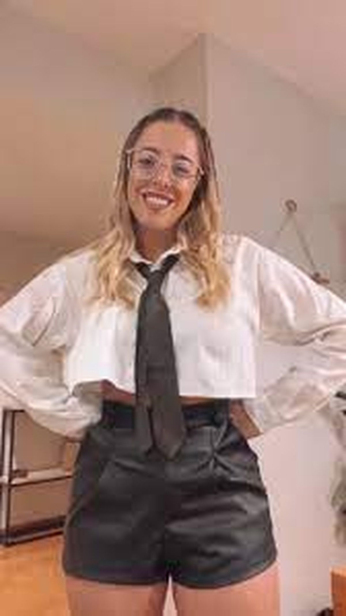 Nati Jota se puso uniforme a lo "Britney" y le dijeron de todo.