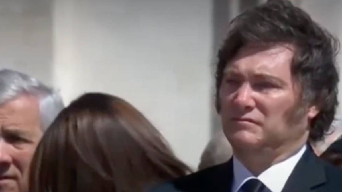 El presidente Javier Milei tuvo un lugar privilegiado en el funeral. El presidente Javier Milei tuvo un lugar privilegiado en el funeral.