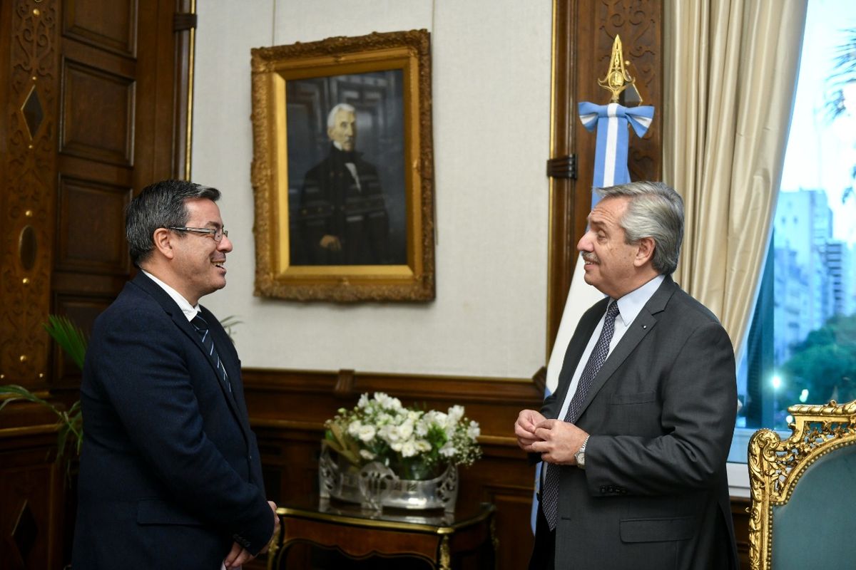 Germán Martínez y Alberto Fernánez.
