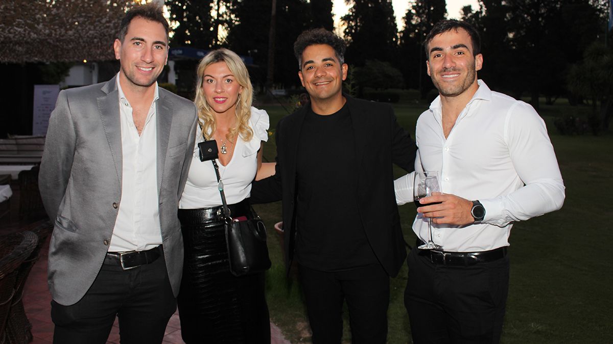 Fede Martín, Agus Martín, Nicolás Allub y Santiago Barbera.