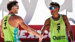 de Tunuyán al mundo. Bautista Amieva (1) y Maciel Bueno representarán nuestro país en el Mundial de Beach Vóley de Adelaida 2025.