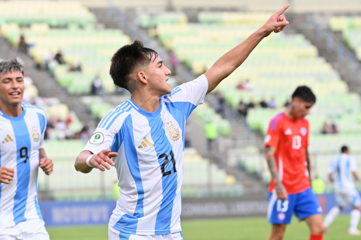 La Selecci&oacute;n argentina Sub 20 venci&oacute; a Chile en el Sudamericano.