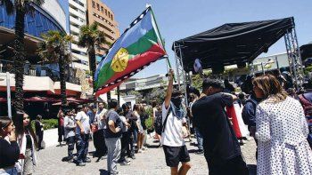 Videos: Encapuchados ingresaron a la fuerza al Parque Arauco de Santiago