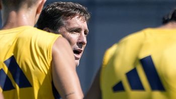 Úbeda y el probable equipo de Boca para jugar en Santiago del Estero por el Torneo Apertura