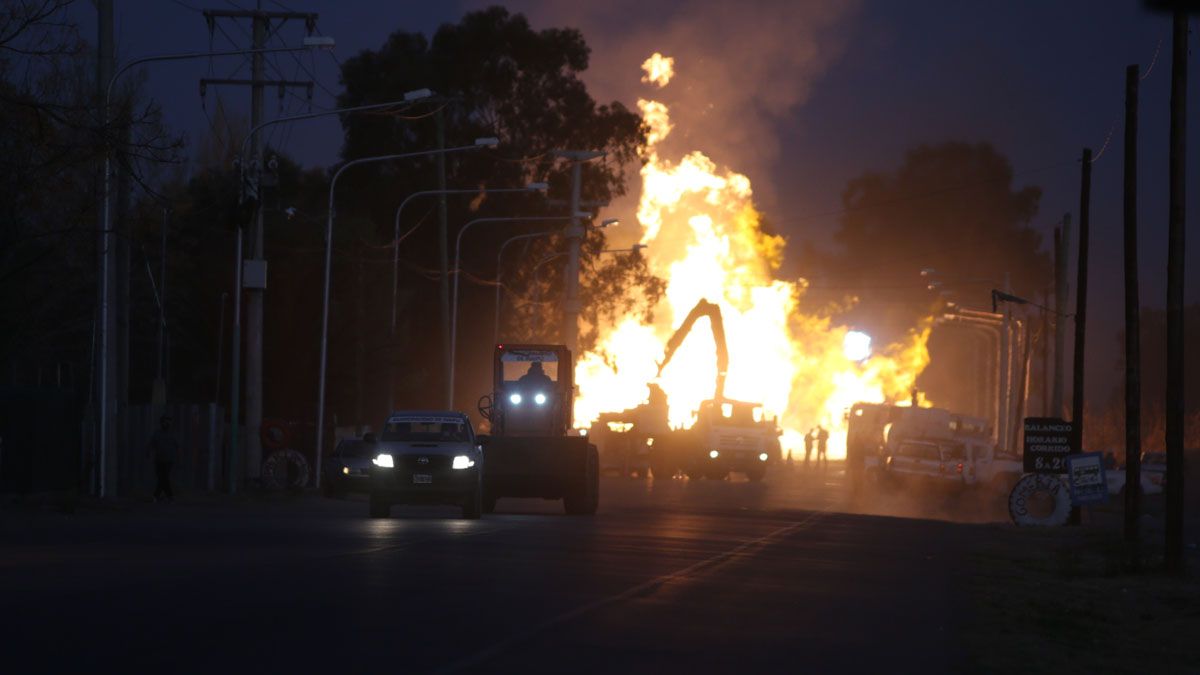 Incendio en Beltrán: hubo mucho temor por parte de los vecinos