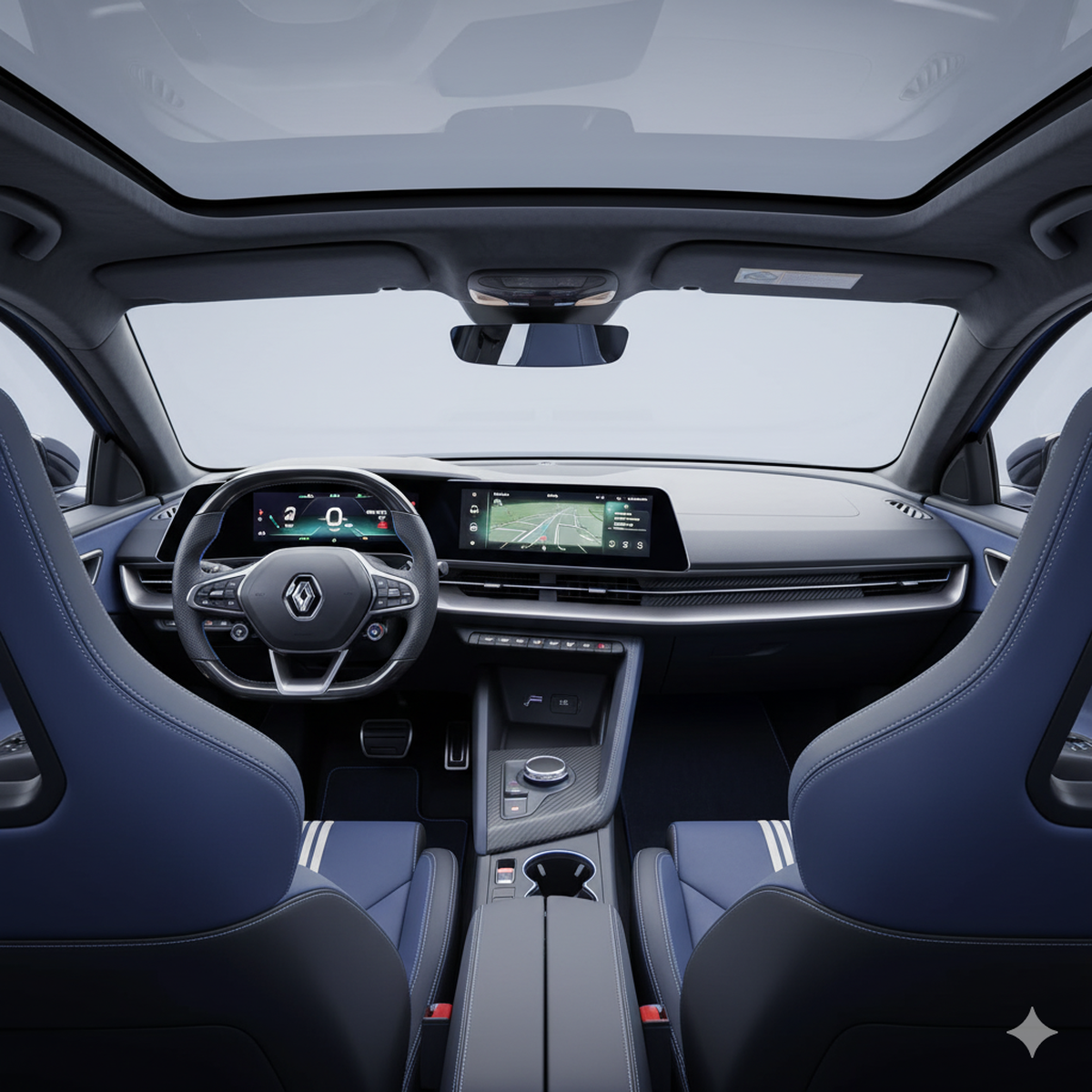 El interior del nuevo Renault Gordini. El interior del nuevo Renault Gordini.