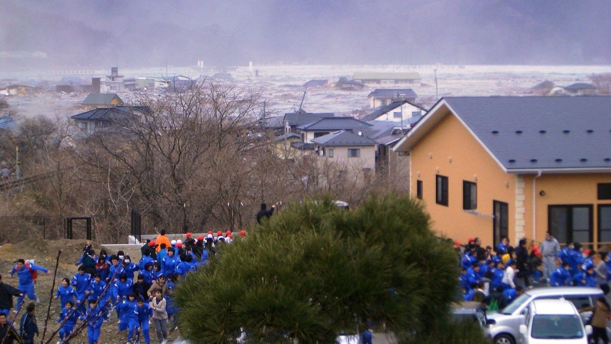 Así llegan las olas a la costa de Japón Así llegan las olas a la costa de Japón