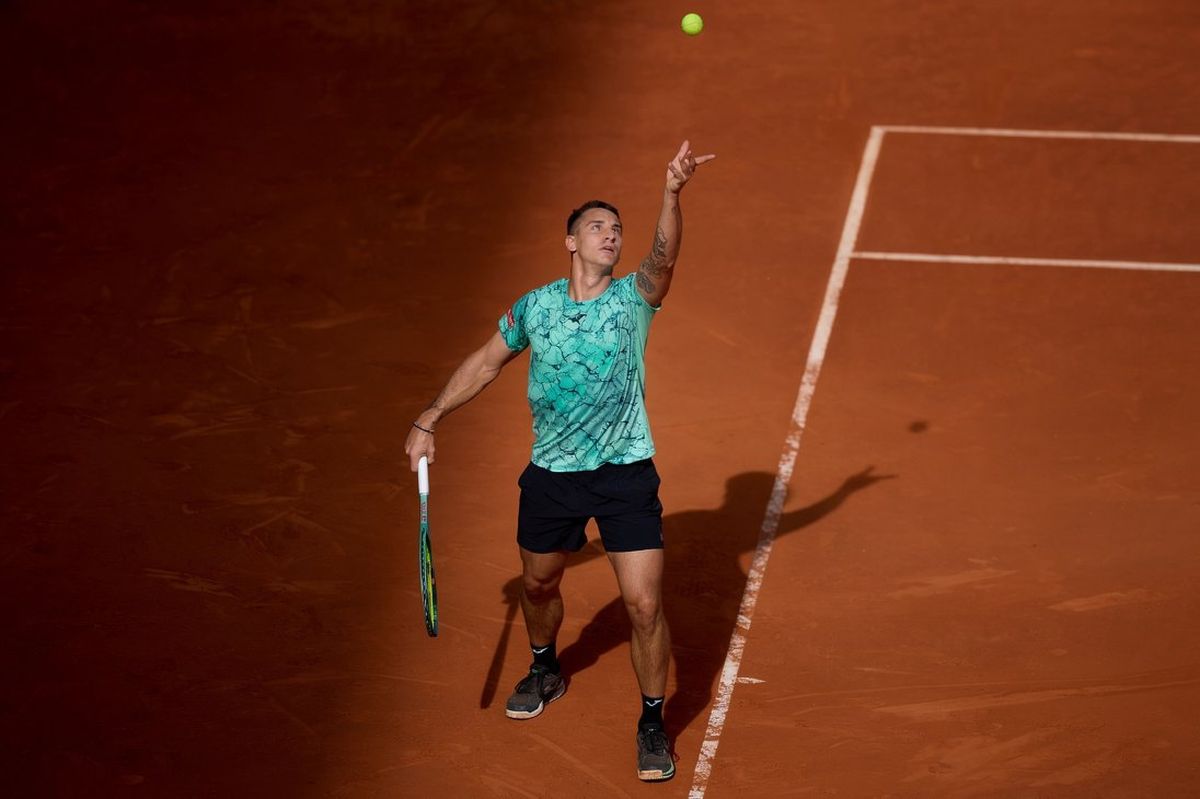 Camilo Ugo despidió a Monfils en el Masters 1000 de Madrid.
