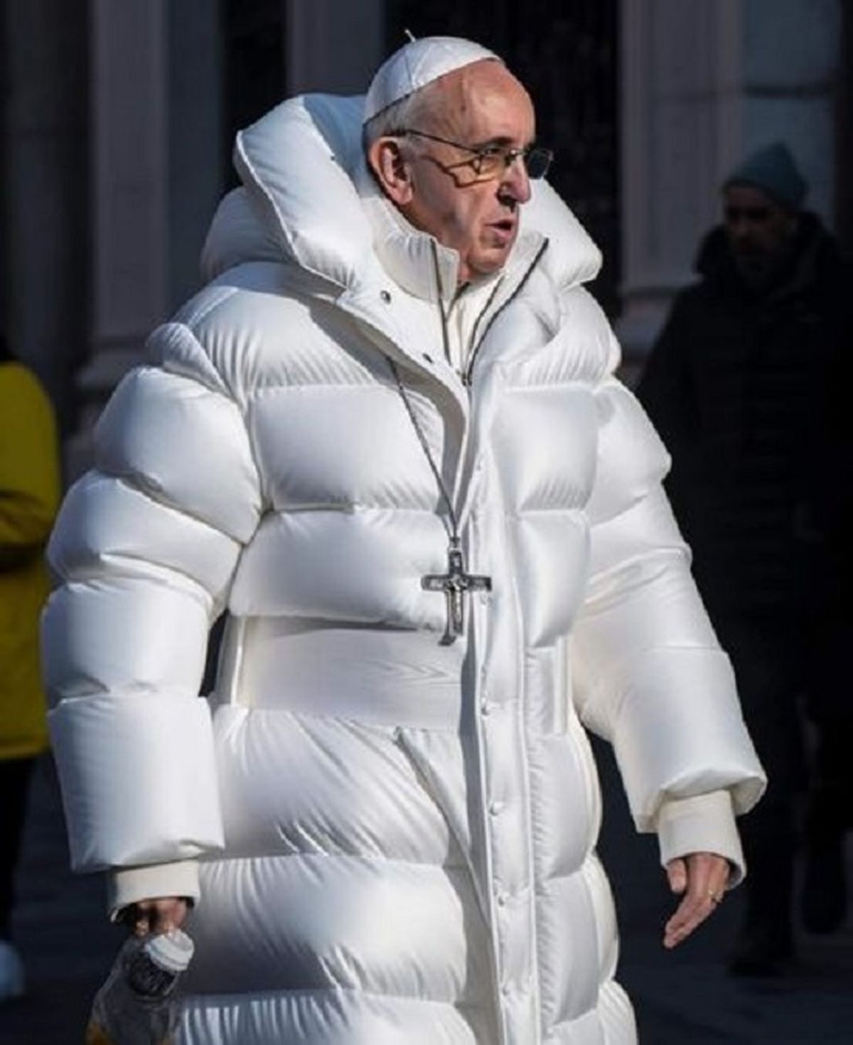 La imagen del Papa Francisco luciendo un abrigo acolchado fue creada por la IA, imagen que se viralizó en segundos