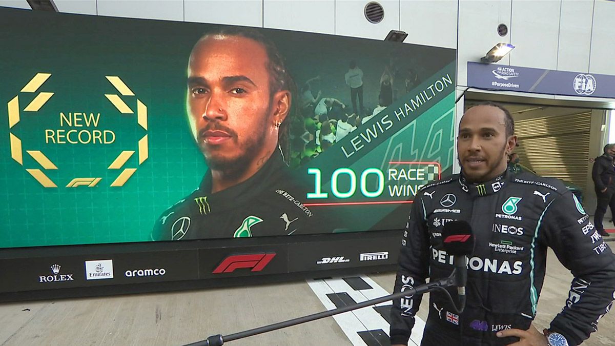 Hamilton ganó en Sochi y llegó a los 100 triunfos en la F1