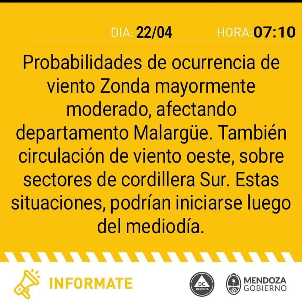 Alerta Defensa Civil. Alerta Defensa Civil.