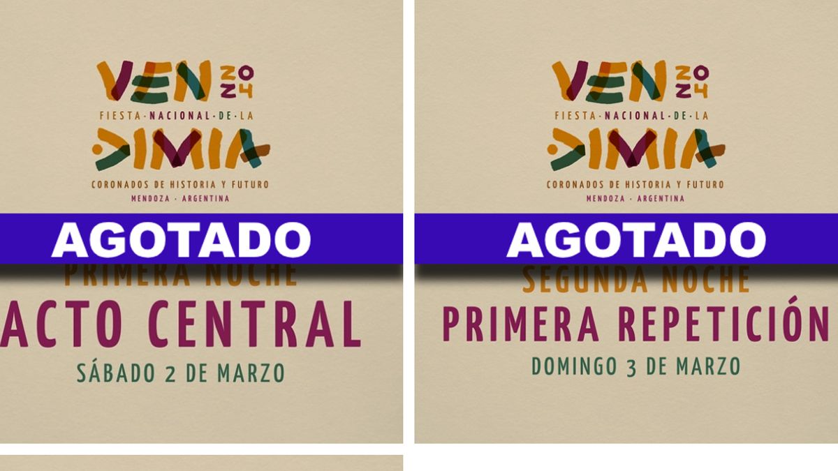 Ya no hay entradas para el Acto Central y la primera repetición de la Fiesta de la Vendimia.