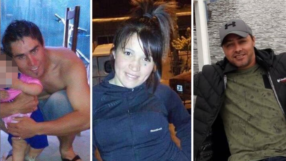 Rodrigo Baigorria, Adriana Navarro y Diego Mosca, las víctimas fatales.