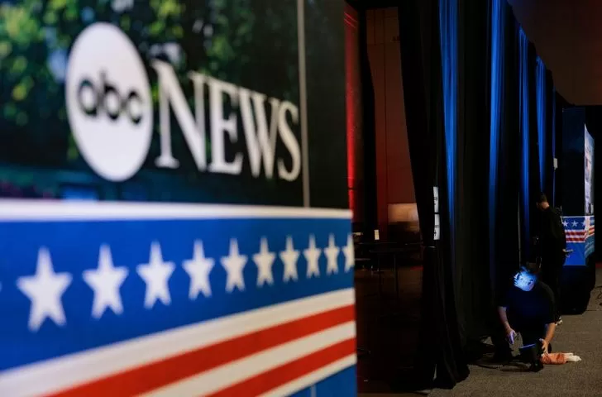 El primer cara a cara de Kamala Harris y Donald Trump fue en el debate presidencial organizado por ABC News.