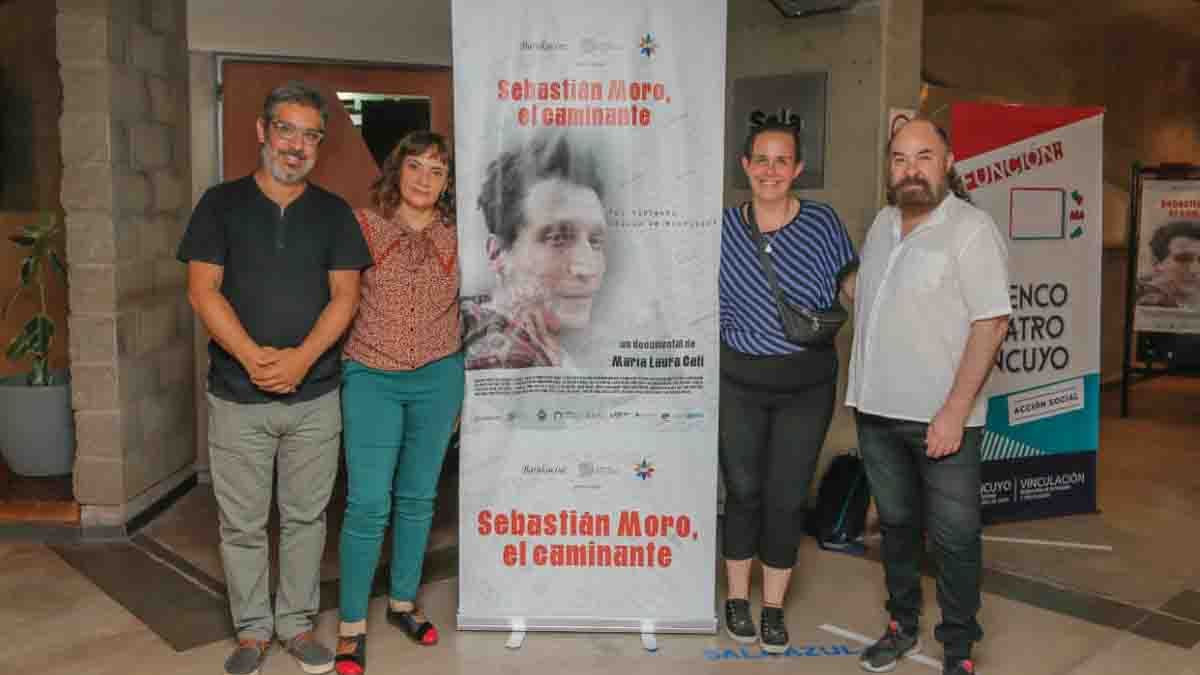 Autores y hacedores del documental sobre Sebastián Moro.
