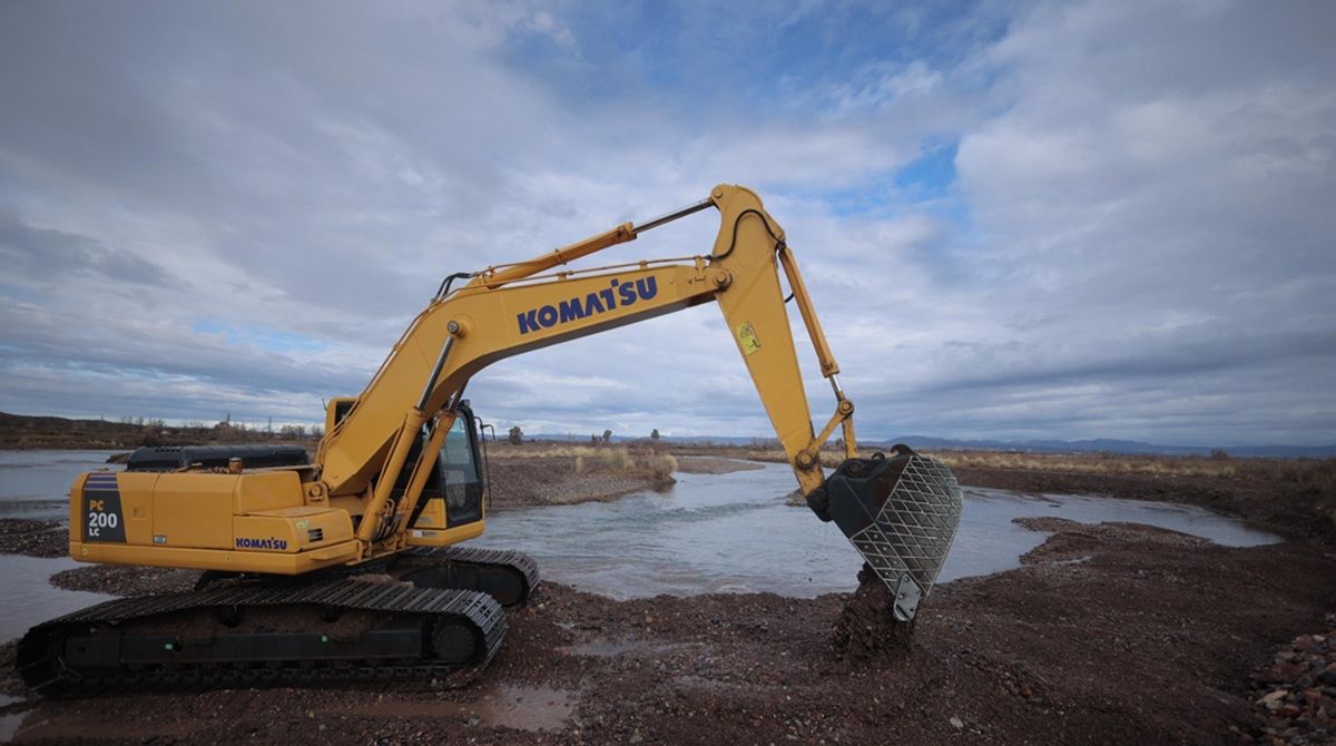 Gran avance en la nueva costanera de Cañada Seca.