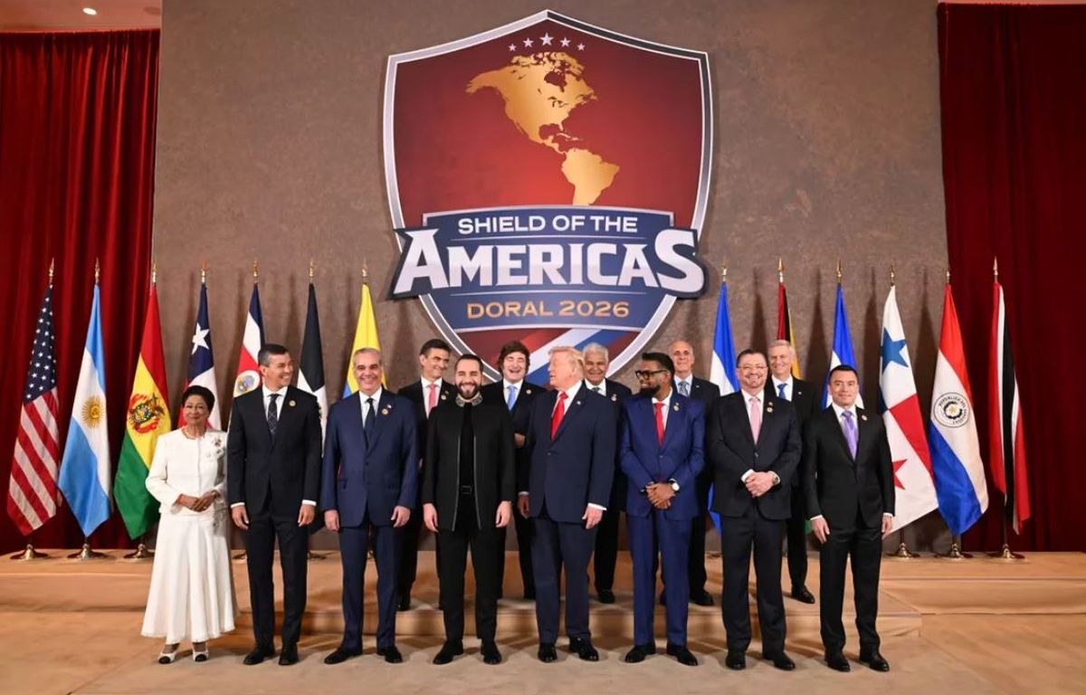 Trump y presidentes de diversos pa&iacute;ses presentaron el plan de lucha contra el narcoterrorismo. Foto: NA