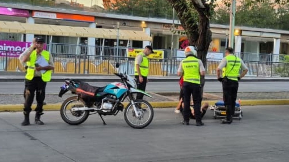 El hombre que quedó herido tras el accidente en moto en Ciudad.