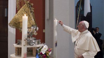 El Papa rindió tributo a la Caridad, madre de todos los cubanos