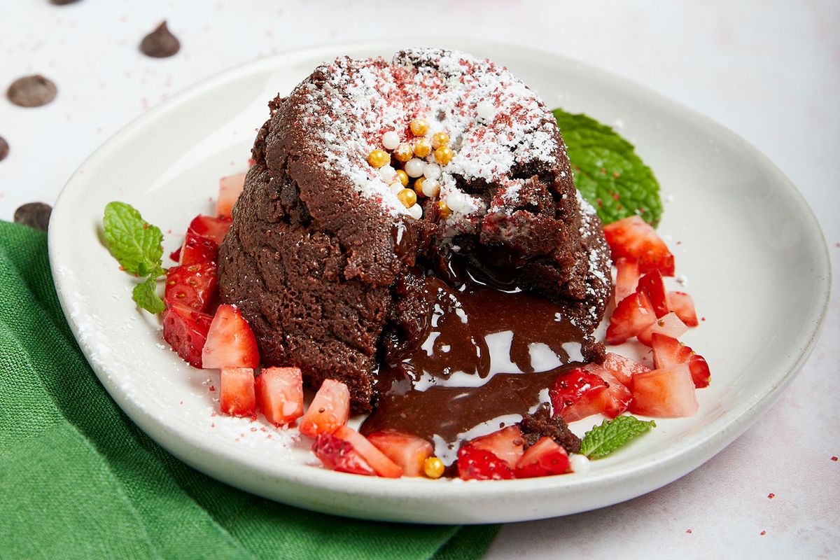 Este delicioso postre se puede preparar en la freidora de aire.