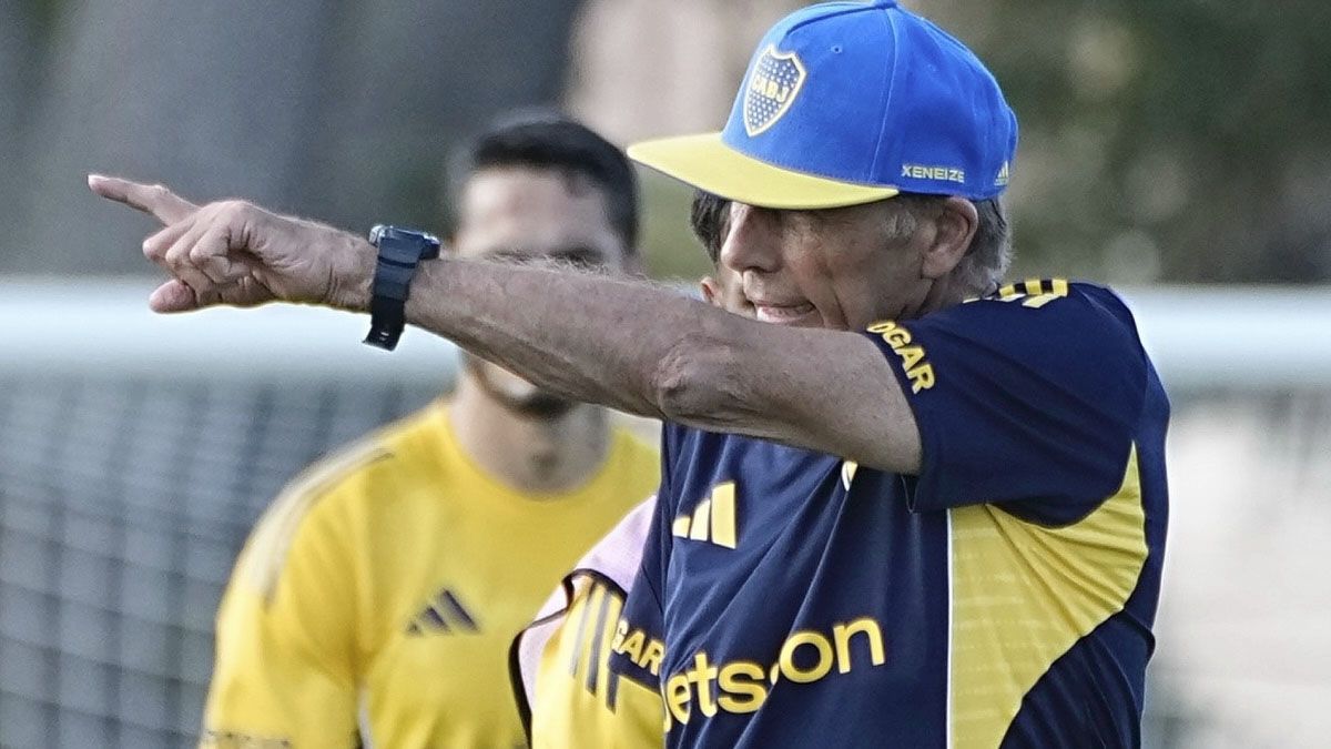 El DT de Boca. Miguel Ángel Russo.
