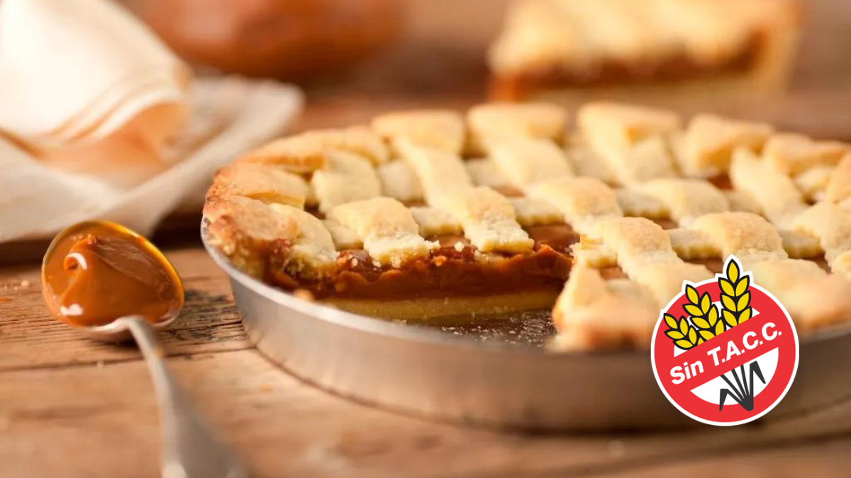 Puedes rellenar tu pastafrola con dulce de leche de coco sin TACC. Puedes rellenar tu pastafrola con dulce de leche de coco sin TACC.