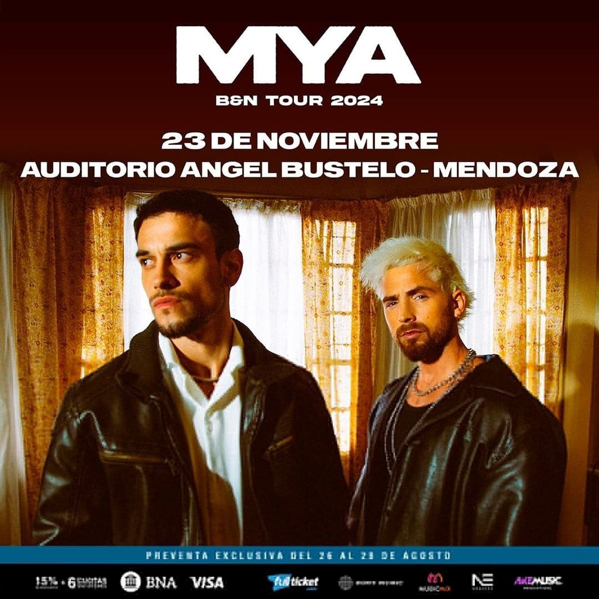 MYA se despide de Mendoza con un último show. MYA se despide de Mendoza con un último show.
