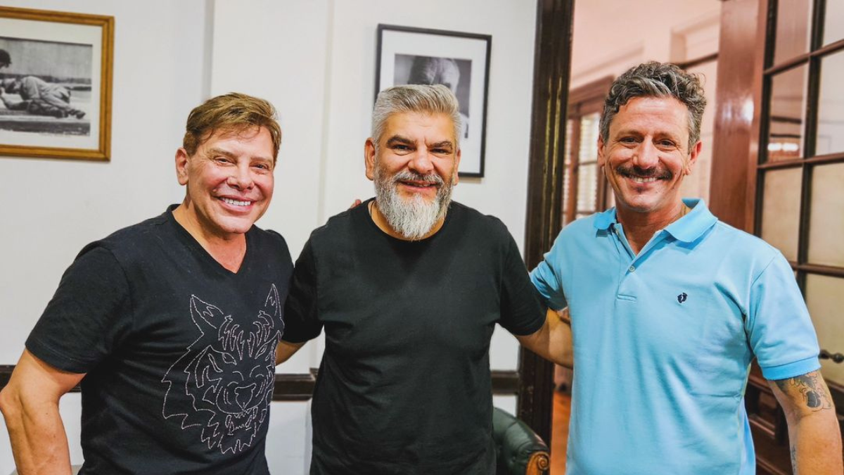 TLa Vendimia para todos integra el calendario de la agenda provincial y nacional. En al foto los hermanos Canci y Diego Gareca.