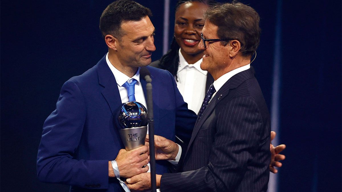 Scaloni Fue Reconocido Como El Mejor Técnico En Los Premios The Best