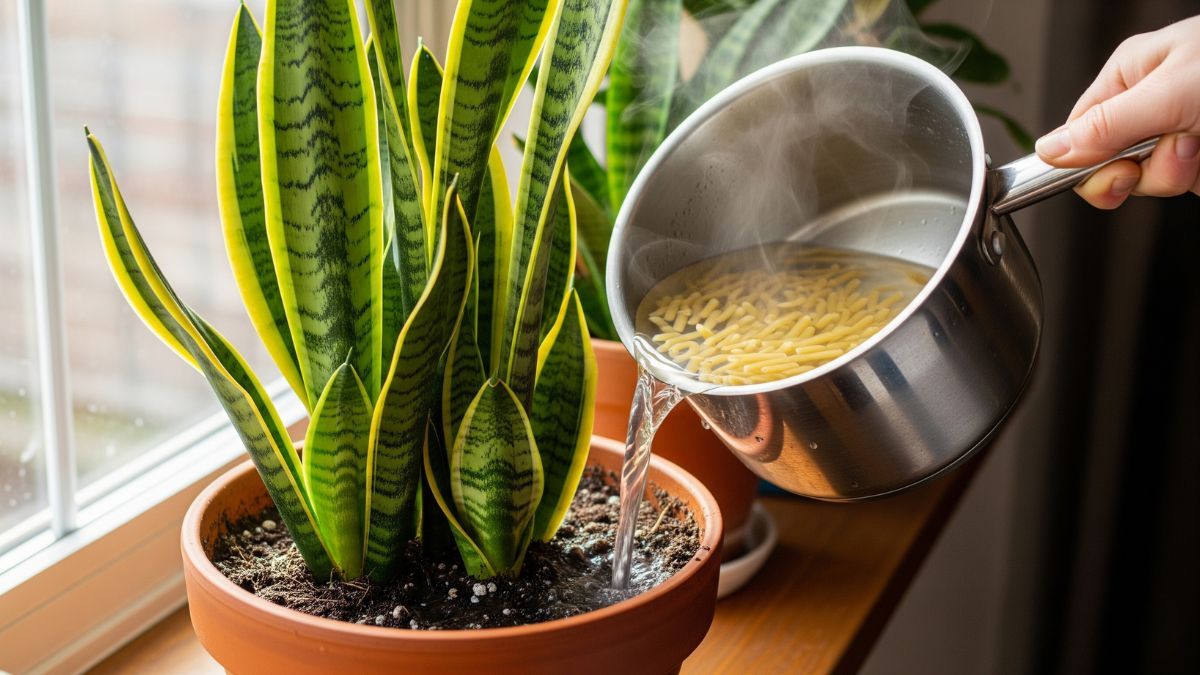 Así debes regar una sansevieria.