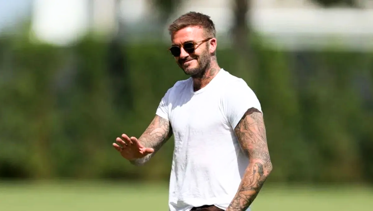 David Beckham se mantiene en perfecto estado a sus casi 50 años