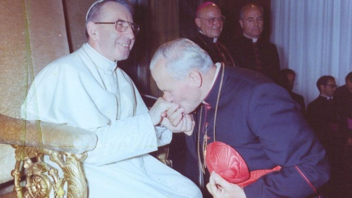 El papa trabó una buena relación con Karol Woityla, arzobispo de cracovia y su sucesor como Juan Pablo II (Foto: Archivo)