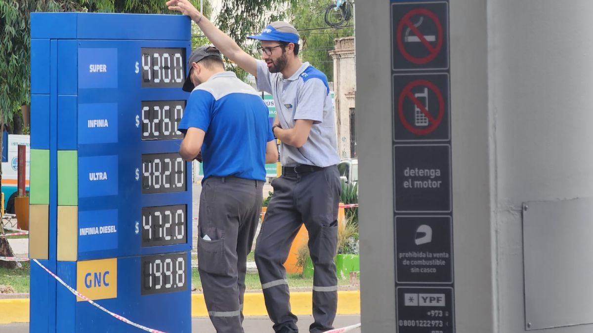 YPF remarcó los precios de los combustibles dos veces en un plazo de 24 horas