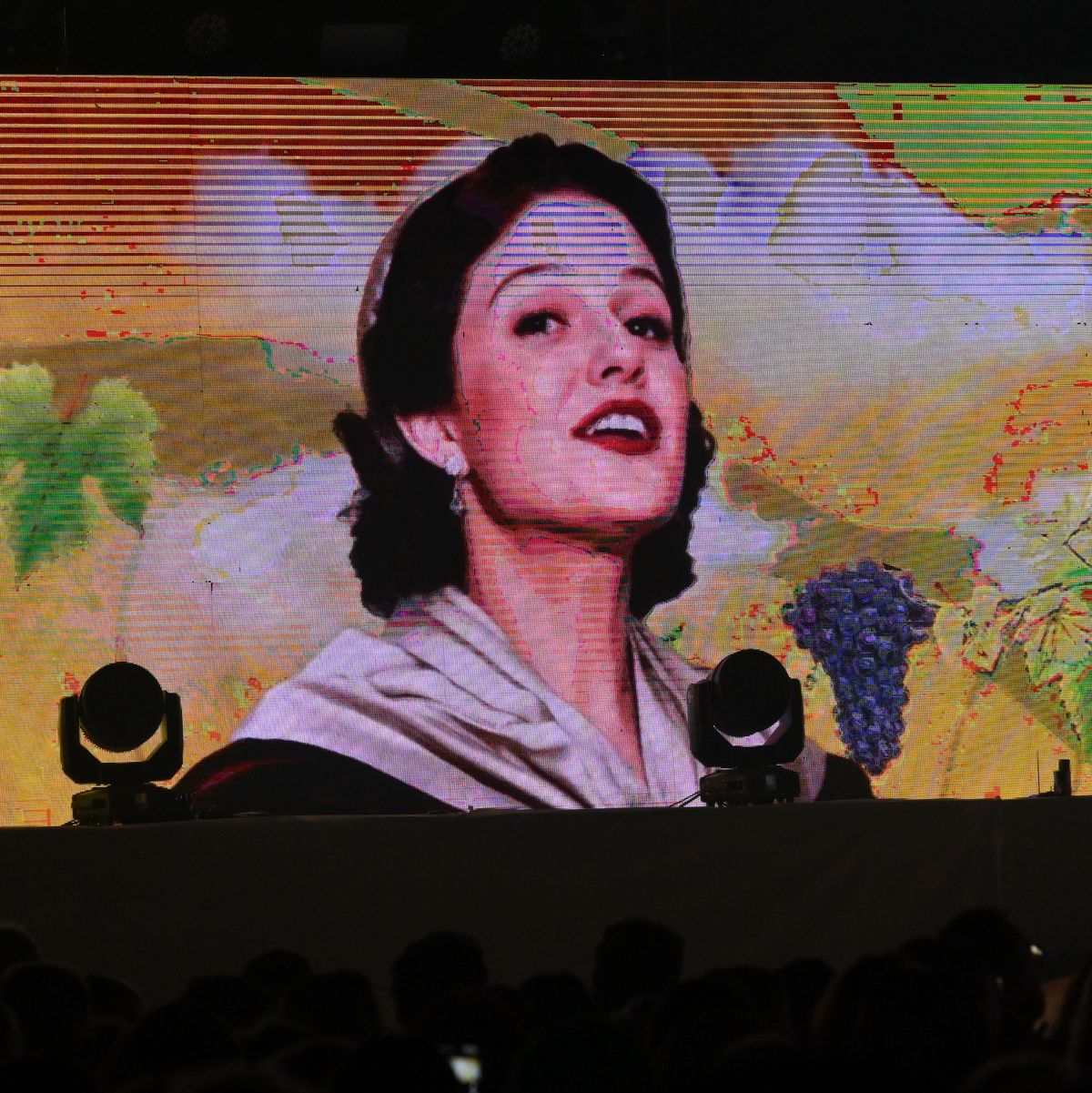 La imagen de Delia Larrive Escudero, primera Reina de la Vendimia, en 1936.