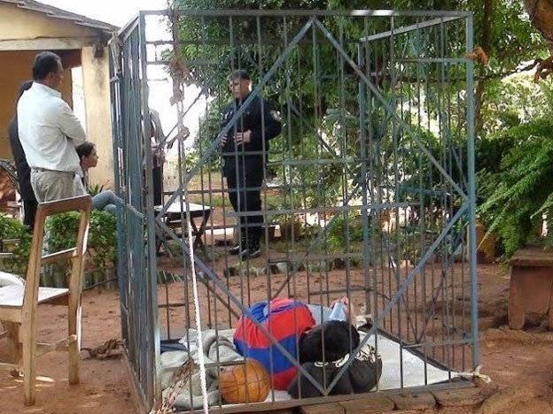 El horror, también en Paraguay: un joven de 18 años vivía enjaulado