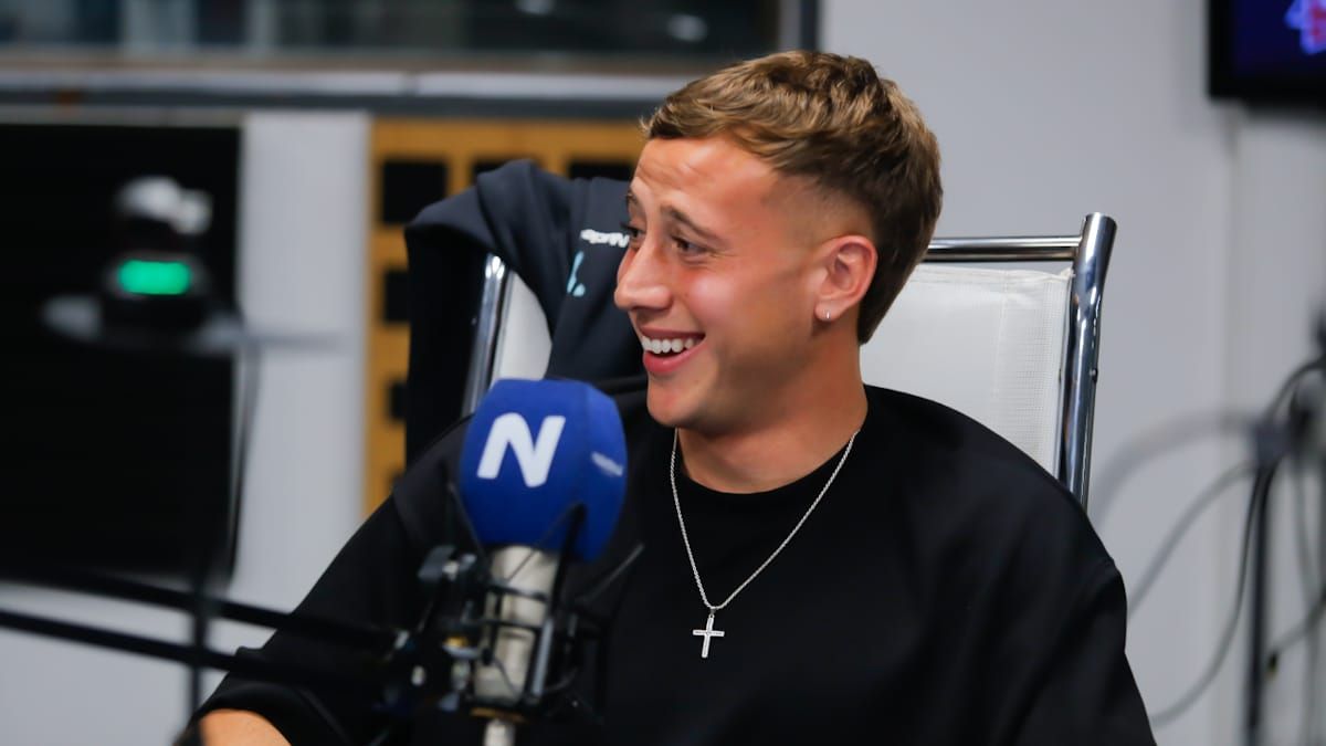 Matías Muñoz, mediocampista de Gimnasia y Esgrima en Radio Nihuil. 