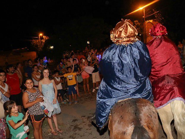 La recorrida de los Reyes Magos en Guaymallén